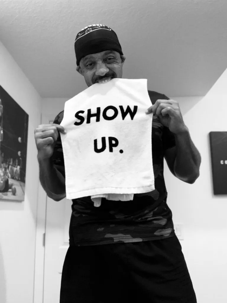 Show up.
